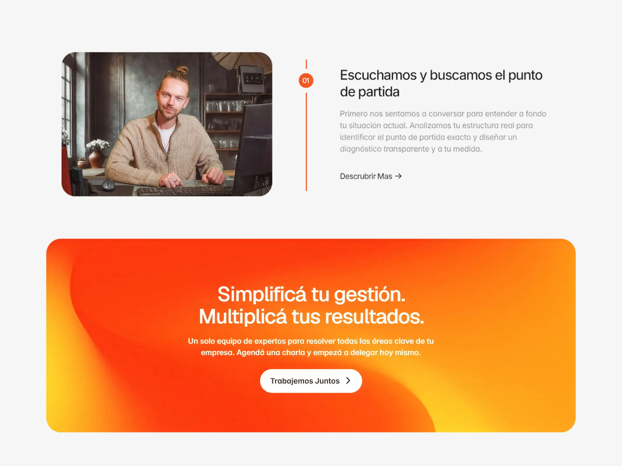 Facilita360 — página de proceso