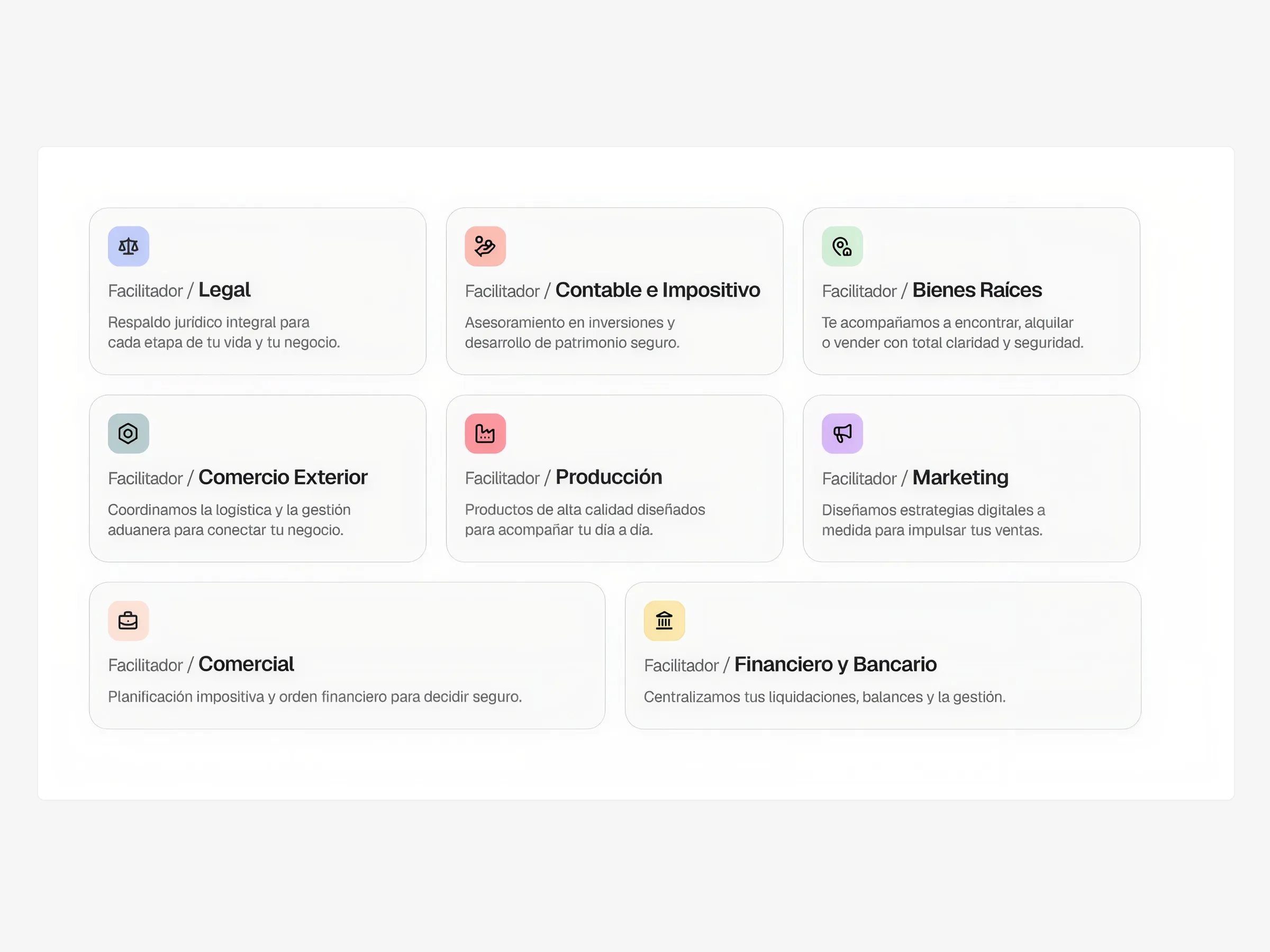 Facilita360 — sección facilitadores
